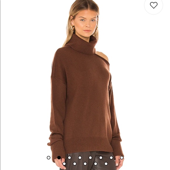 Paige Raundi Turtleneck Sweater - Brown - Picture 3 of 13